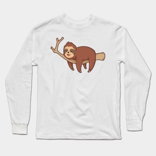 Kawaii sloth Long Sleeve T-Shirt